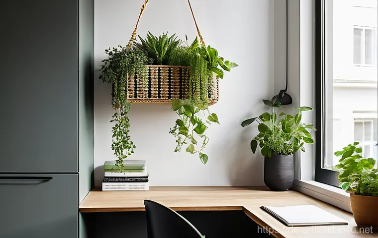 건축 공간 활용 아이디어 - **Prompt: Multifunctional Living and Dining Area in a Modern Small Apartment**
    A brightly lit, m...