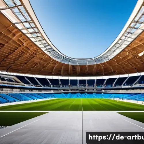Home 33 스포츠 경기장 건축 혁신 - **Prompt 1: Futuristic Eco-Stadium Exterior**
"A majestic, ultra-modern sports stadium exterior ...